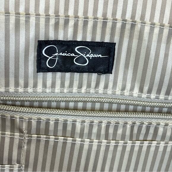 Jessica Simpson, Red Tote Bag Padded Laptop Compartment. PVC. Excellent cond! - Picture 8 of 10